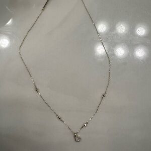 Kendra Scott Silver Necklace with Geometric Charms